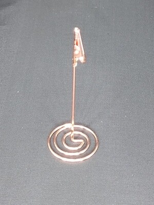 4.75&quot; Spiral Copper W/ Clip For Rope Incense