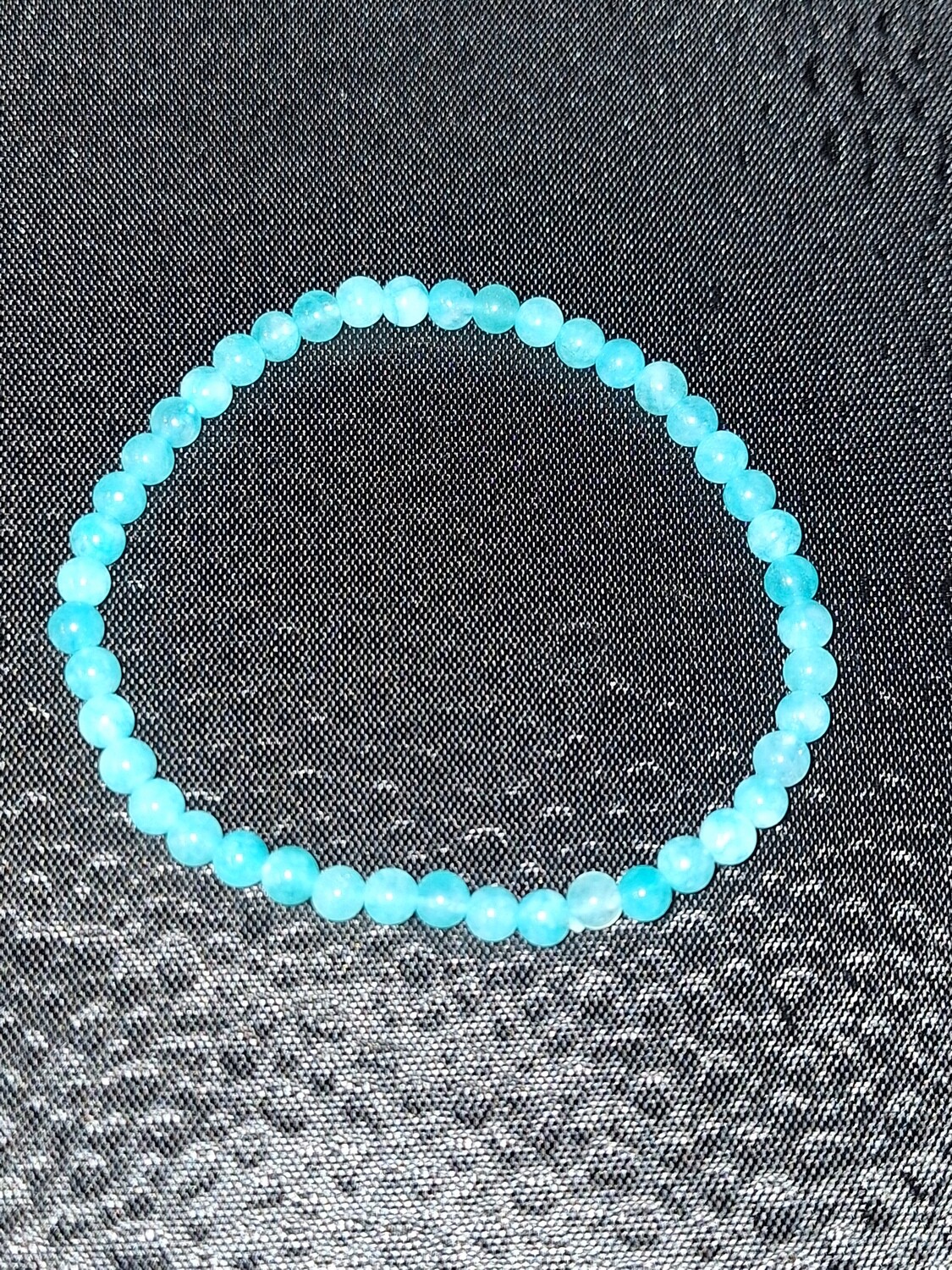 Amazonite 4mm Gemstone Bracelet