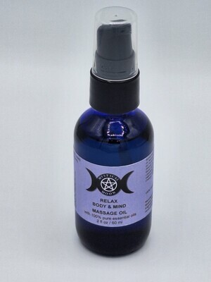 Relax: Body &amp; Mind Massage Oil