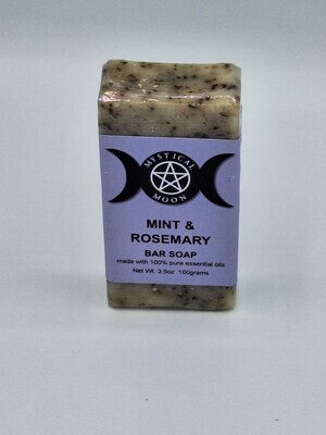 Mint &amp; Rosemary Bar Soap (3.5 oz)