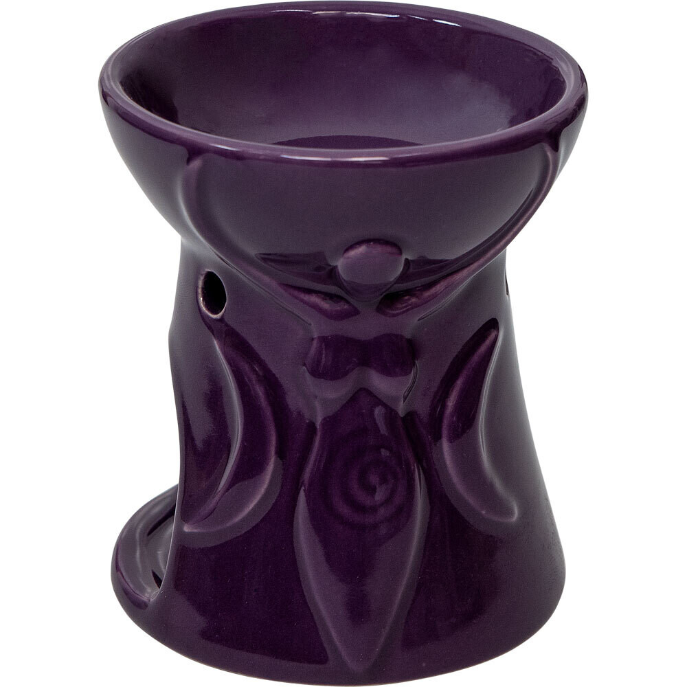 Moon Goddess Purple Ceramic Oil Burner