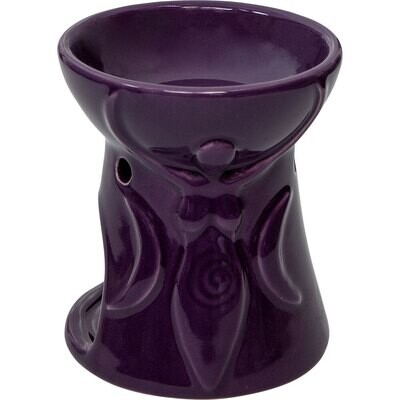 Moon Goddess Purple Ceramic Oil Burner