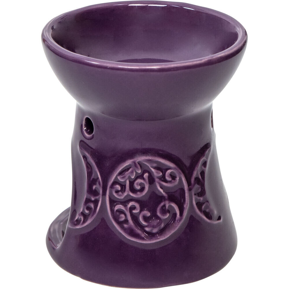 Tree Of life Purple Ceramic Oil Burner