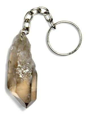 Smoky Quartz keychain - Brazil