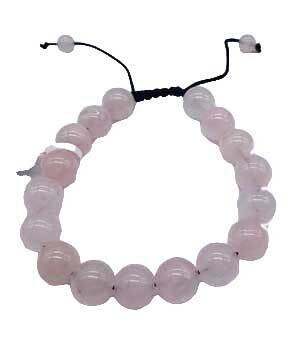 Rose Quartz Slide Bracelet