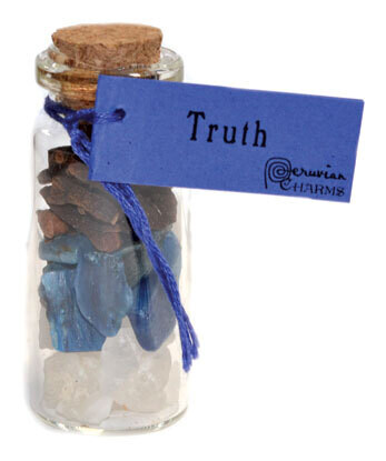 Truth pocket spell bottle 2&quot;