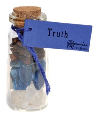 Truth pocket spell bottle 2&quot;