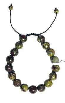 10mm Dragon Blood Jasper Slide Bracelet