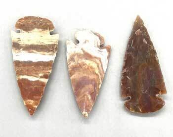 Jasper Arrowhead Stone 1&quot; L