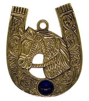 3 1/4&quot; x 4&quot; Brass Horse Shoe