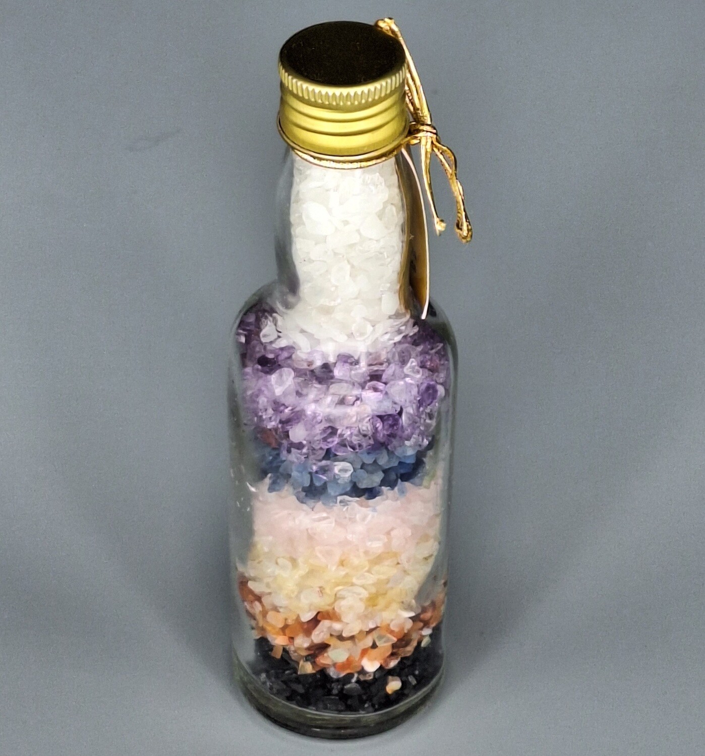 4.5&quot; L Chakra Stones Bottle