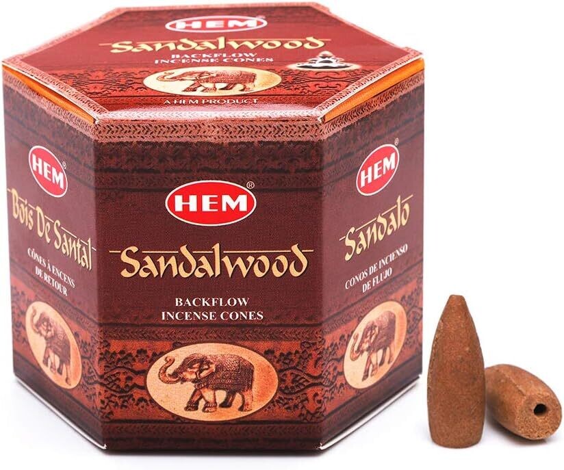 Sandalwood HEM Backflow Cones