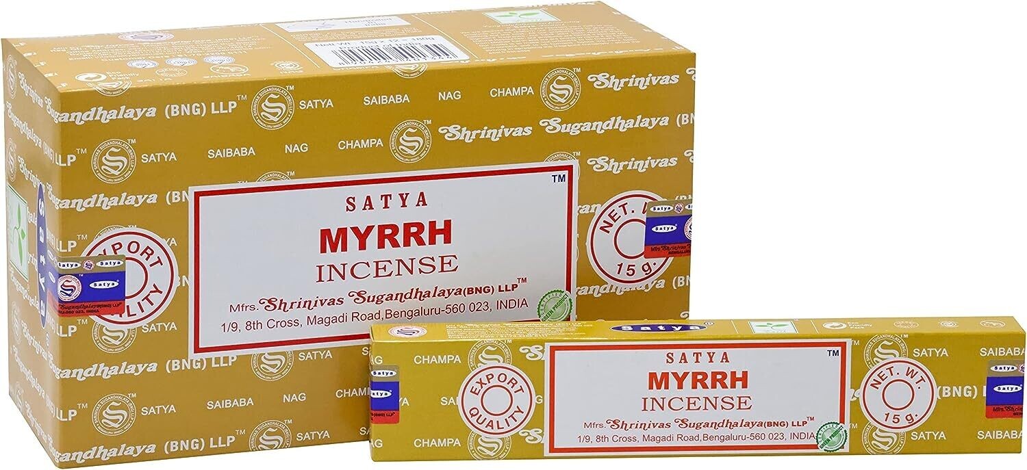 Satya Myrrh Incense Sticks