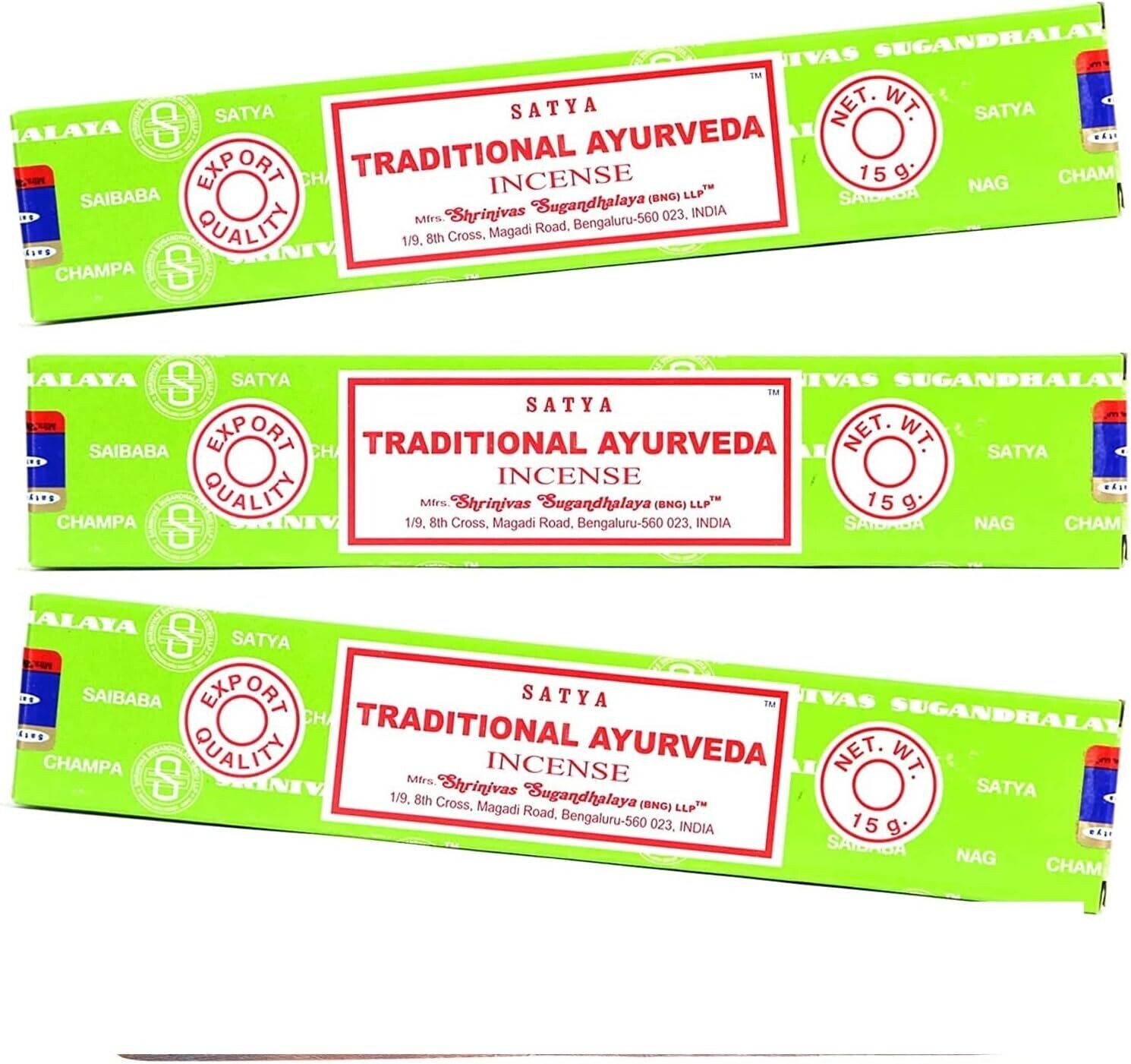 Satya Traditional Ayurveda Incense Sticks