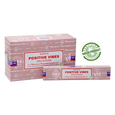 Satya Incense Sticks - 15g - POSITIVE VIBES