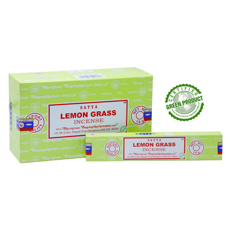 Lemongrass Satya Incense Sticks