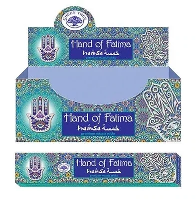 Hand Of Fatima Green Tree Incense Sticks