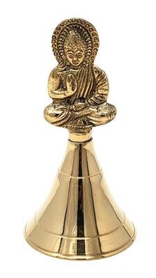 Buddha Brass Bell 4&quot;