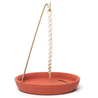 4.5&quot; Ceramic Rope Incense Burner