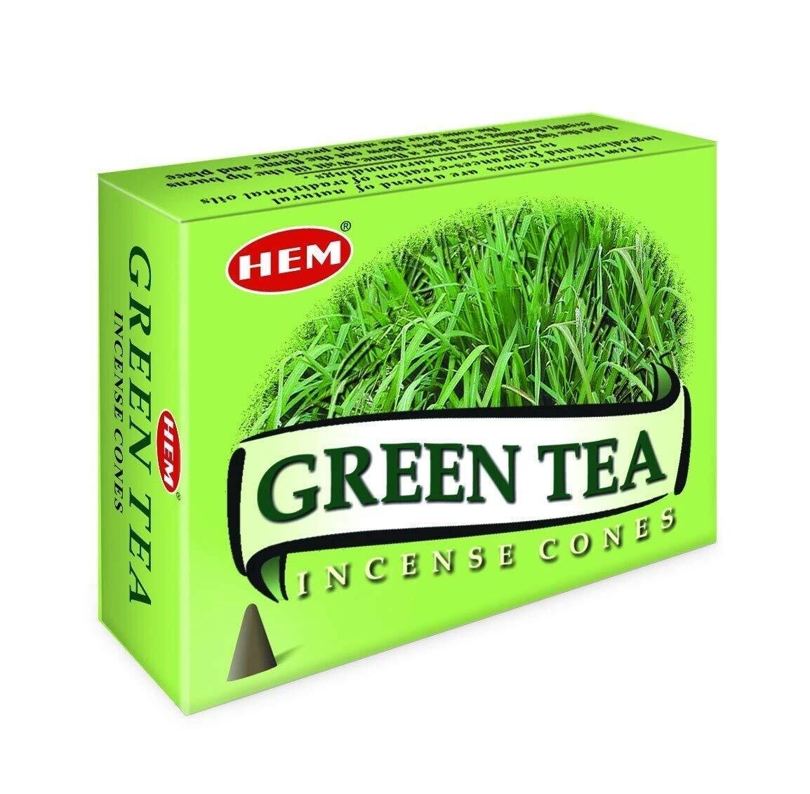 Green Tea HEM Incense Cones