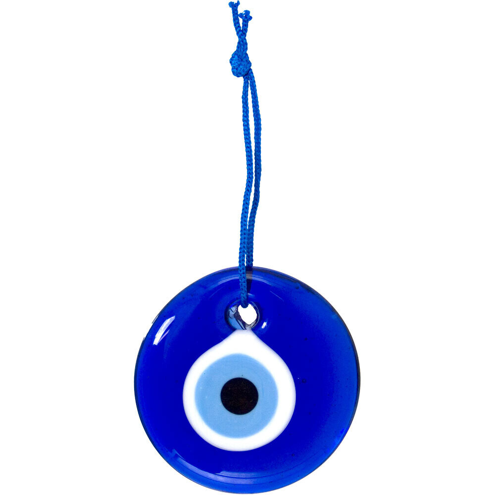 Glass Evil Eye 1.2&quot; Round