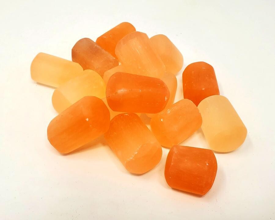 Orange Selenite Large Tumble