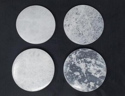 Selenite Circle/Round 2.5&quot;- 3&quot;