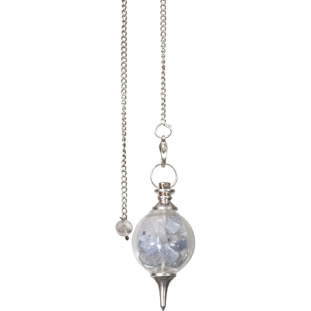 Glass Sephoroton Angelite &amp; Selenite Chips - Guidance