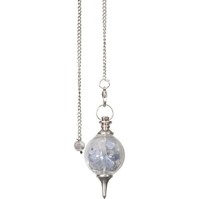 Glass Sephoroton Angelite &amp; Selenite Chips - Guidance