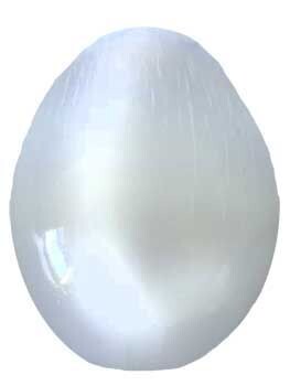 Selenite Egg Shape - 2.25&quot; L