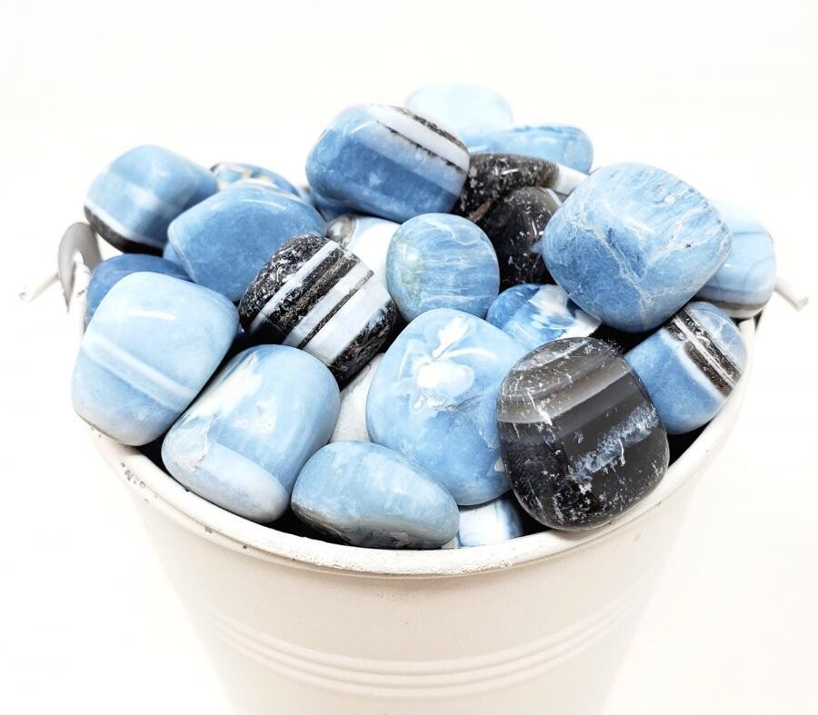 Blue Opal Tumble
