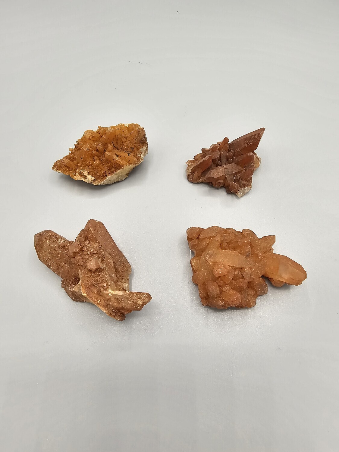 Tangerine Quartz Cluster (Brazil)