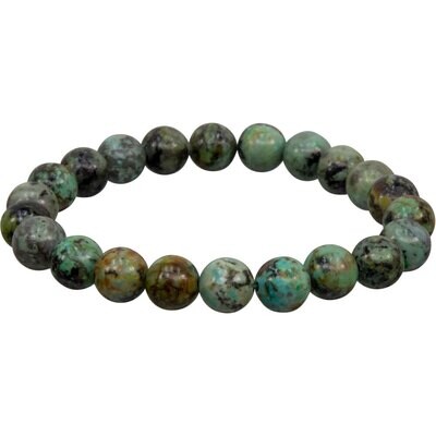African Turquoise 8mm Bracelet