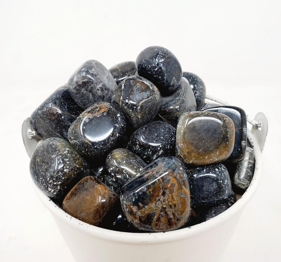 Blue Tiger Eye Agate Tumble