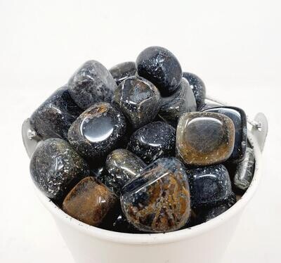 Blue Tiger Eye Agate Tumble