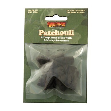Patchouli Wild Berry Incense Cones