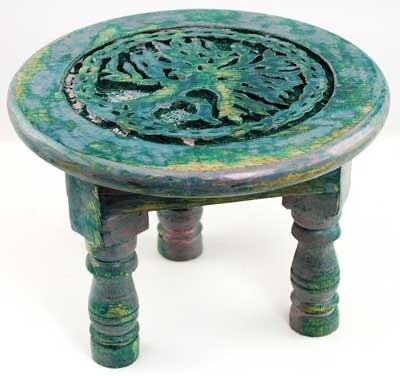 Tree of Life Small Wood Altar Table