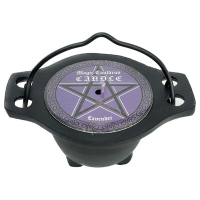 Lavender Magic Cauldron Candle