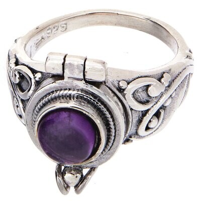 Amethyst Box Ring