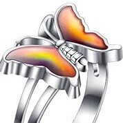 Adjustable Butterfly Mood Ring