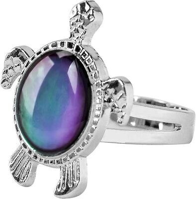 Adjustable Turtle Mood Ring