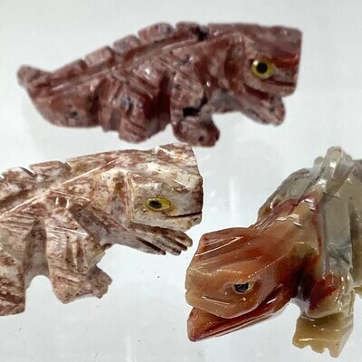 1.25&quot; Blue Tongue Lizard Small Spirit Animal