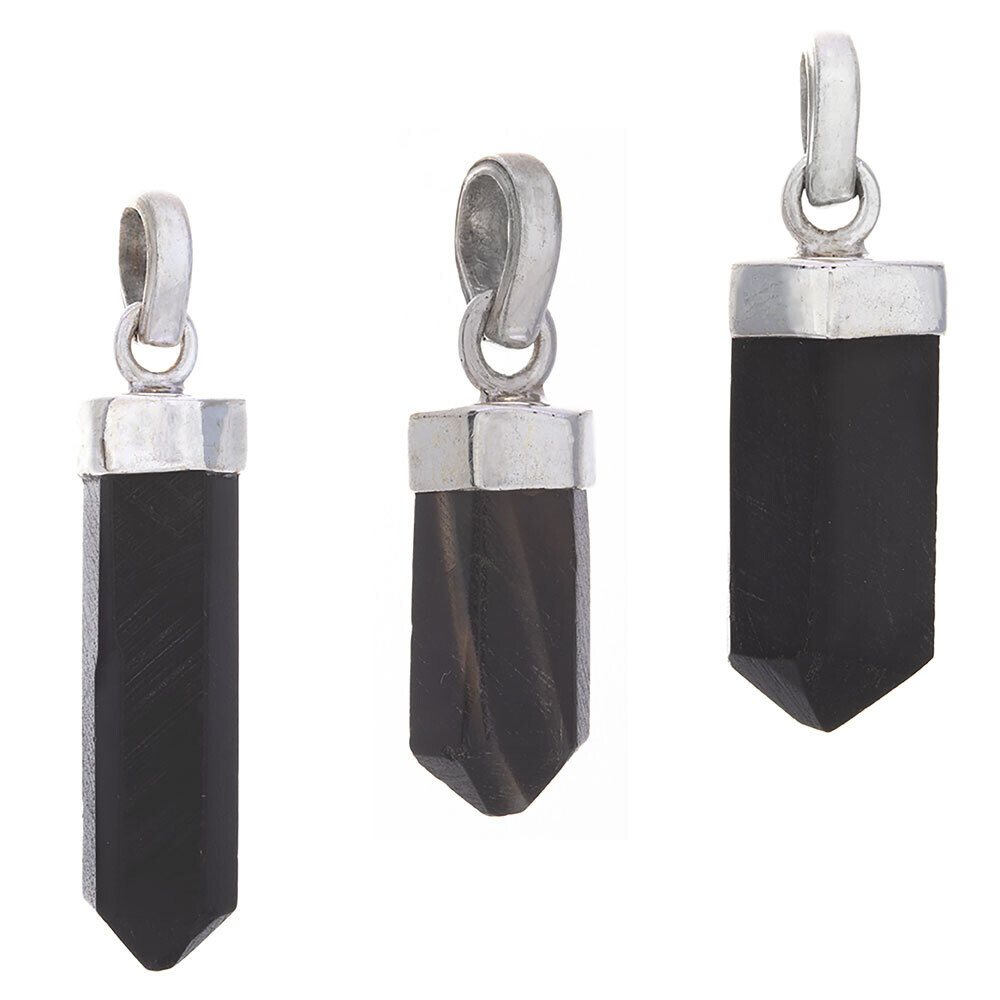 Black Tourmaline Assorted Small Pencil Pendant