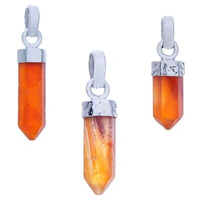 Carnelian Assorted Small Pencil Pendant