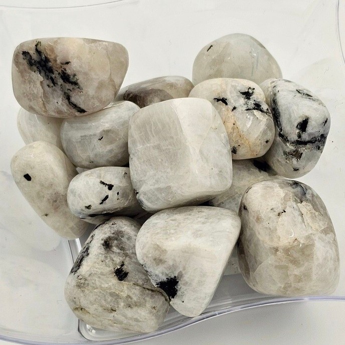 Rainbow Moonstone Tumble (India)