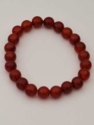 8 mm Carnelian Bracelet