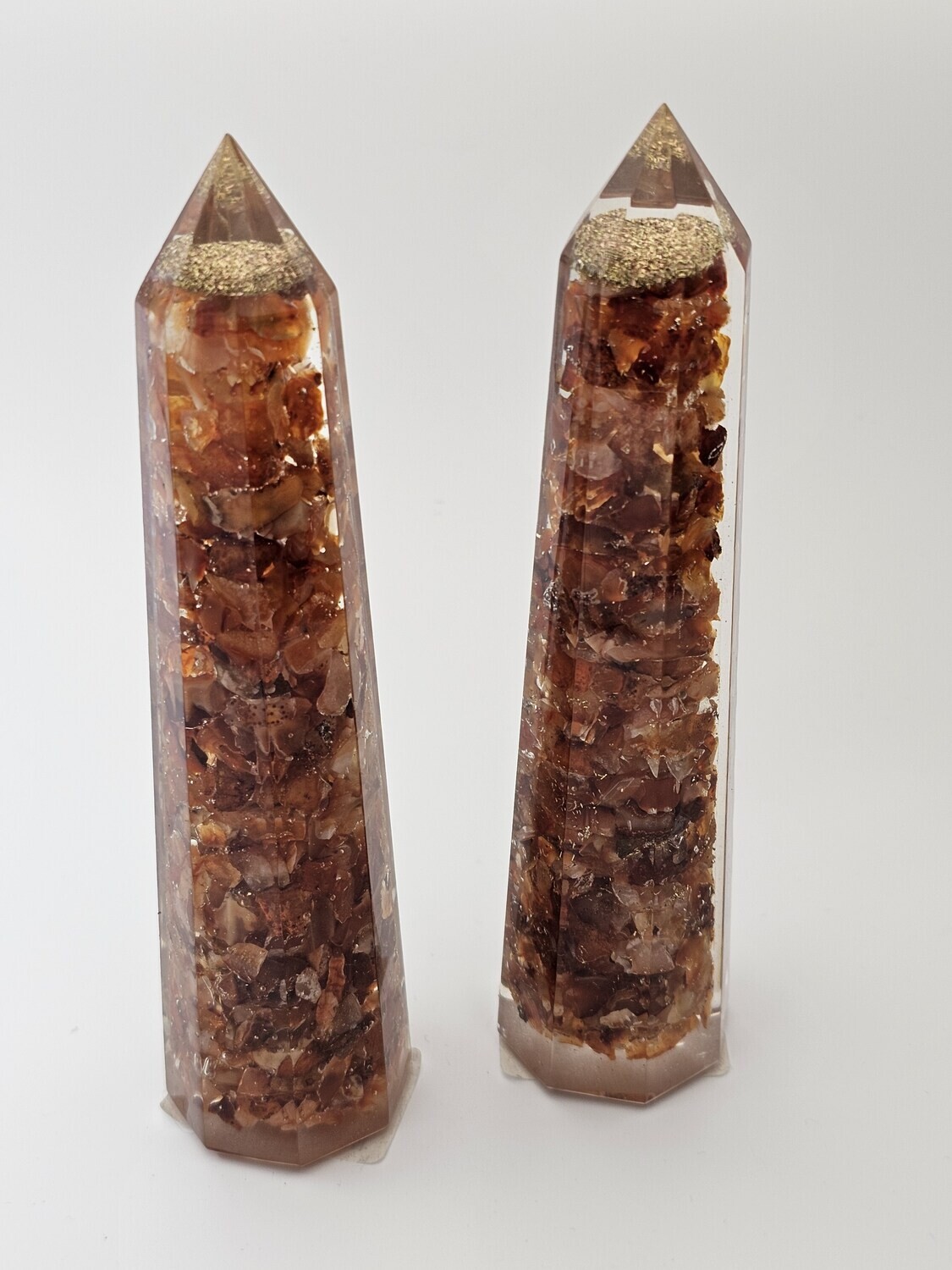 6.5&quot; Carnelian Orgone Tower
