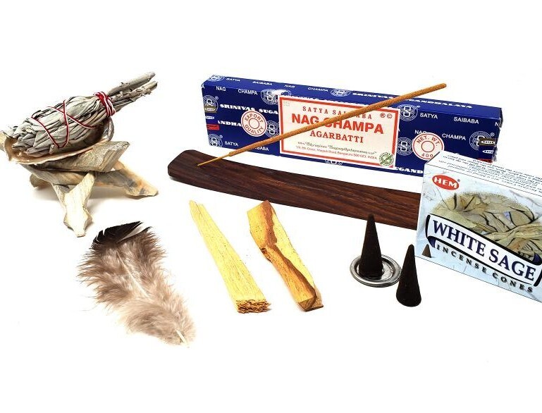 Introduction Incense &amp; Smudging Kit - 8 Piece
