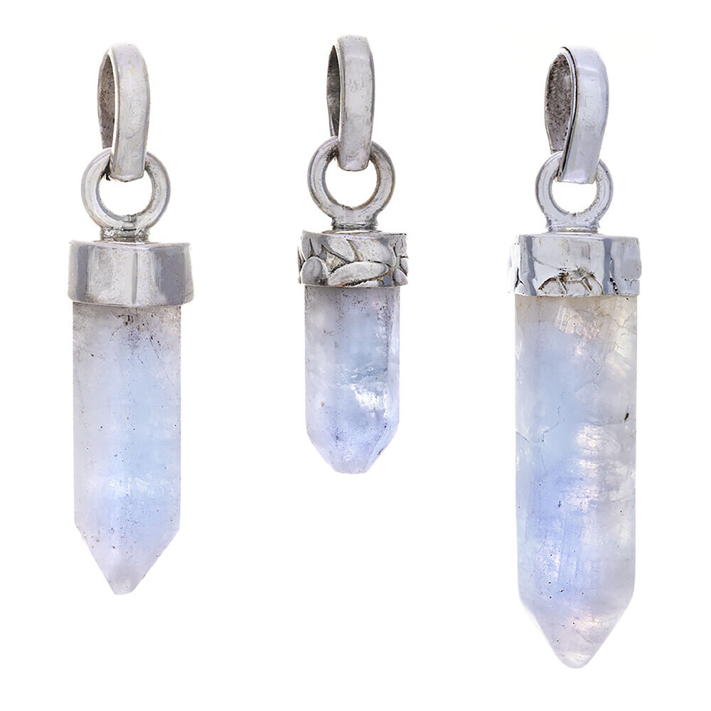 Rainbow Moonstone Assorted Small Pencil Pendant