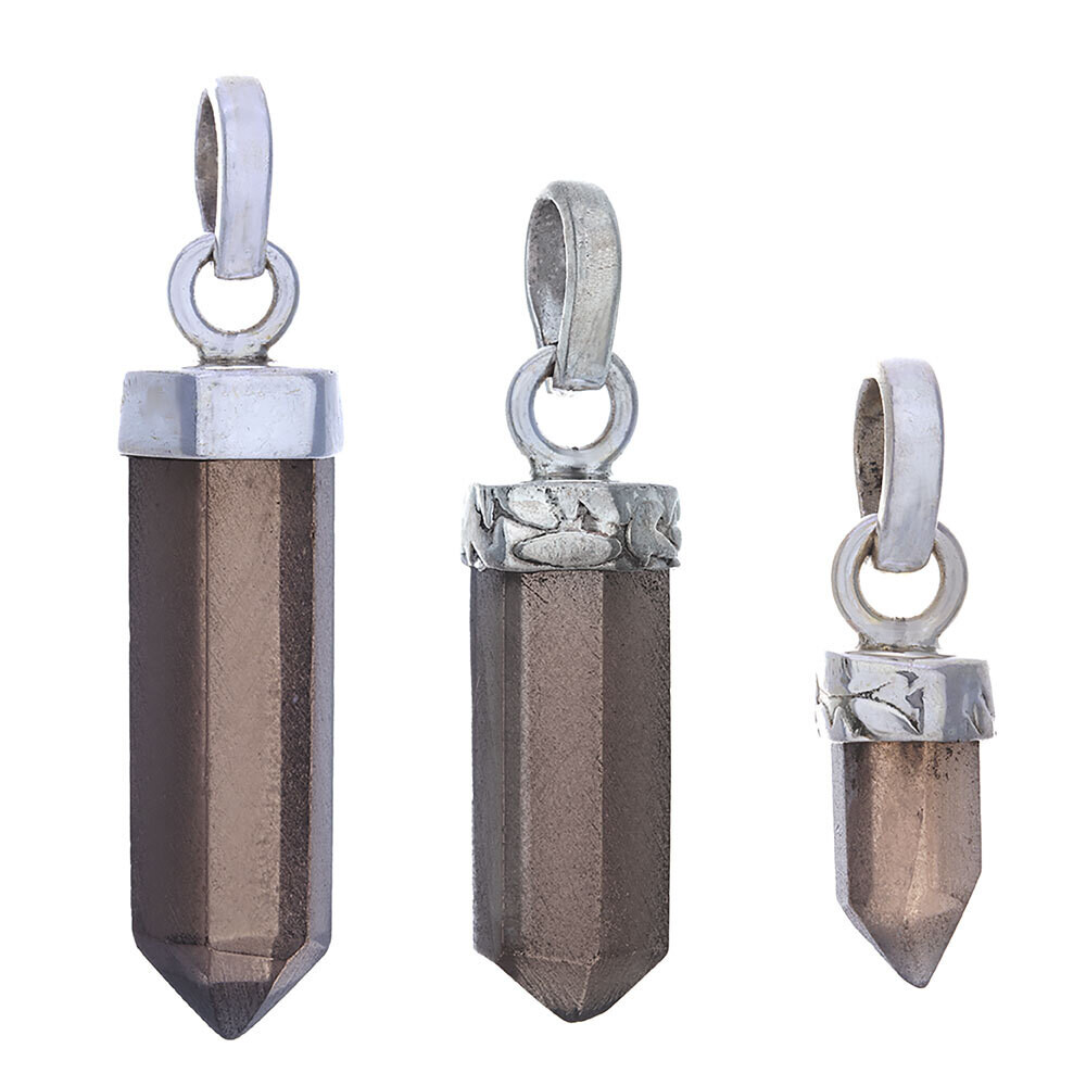 Smokey Quartz Assorted Small Pencil Pendant